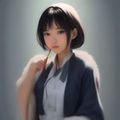 幼女战记资讯站日文编辑赵明宇的工作照，正在对照日文原版轻小说进行翻译核对