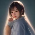 幼女战记资讯站用户运营编辑周雨桐的工作照，正在整理读者反馈邮件